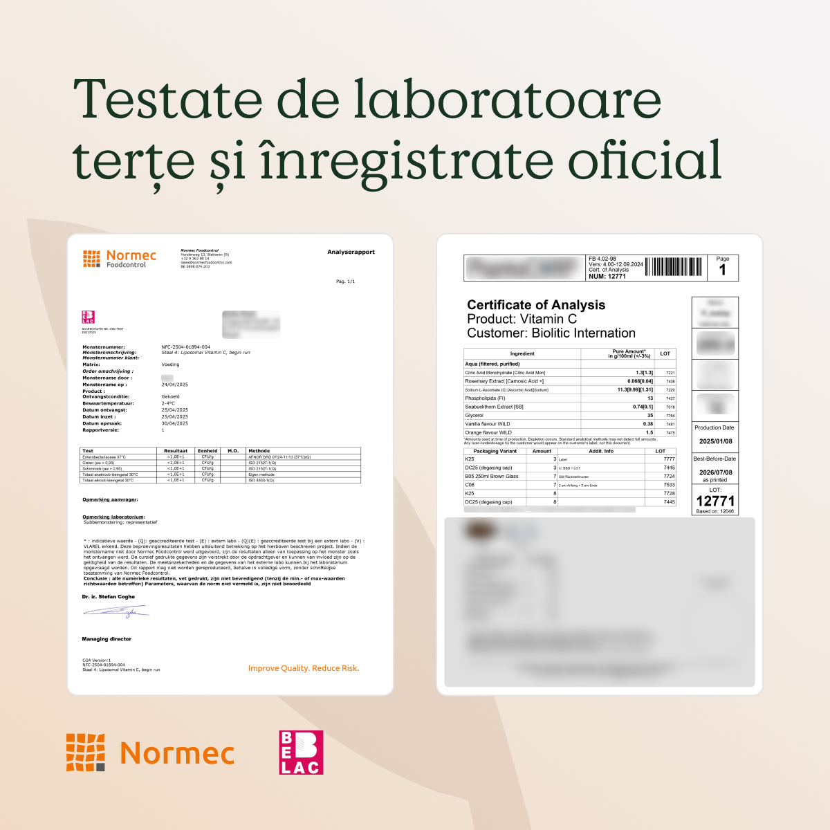 Vitamina C Lipozomală